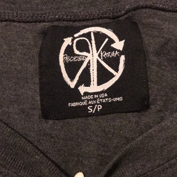 Gray Recycled Karma D.A.R.E lightweight sweater - Picture 3 of 4